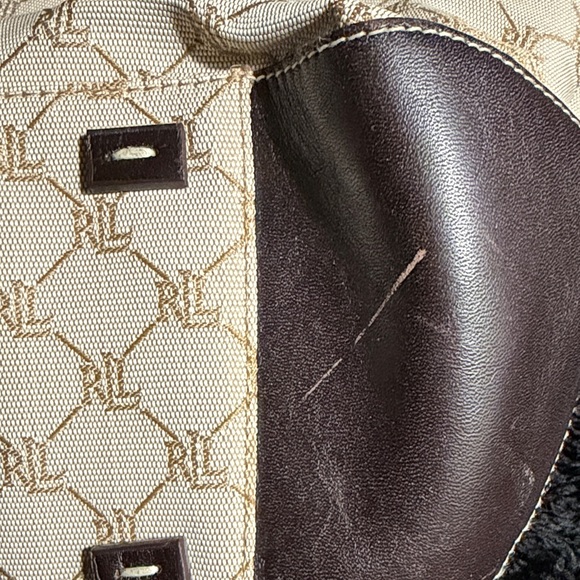 Ralph Lauren Beige and Brown Tote Bag - Picture 7 of 11